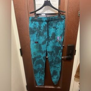 Brooklyn Cloth Blue Tie-Dye Joggers Size Large